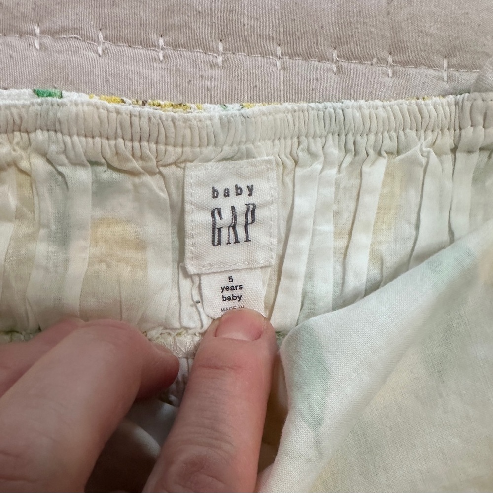 GAP KIDS LINEN LEMON GIRLS DRESS SIZE 5T - Picture 3 of 7